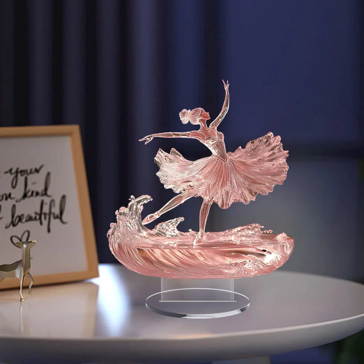 1 accessorio decorativo da tavolo per ballerini di danza classica, perfetto come studio di danza e regalo di compleanno per ragazze che ballano
