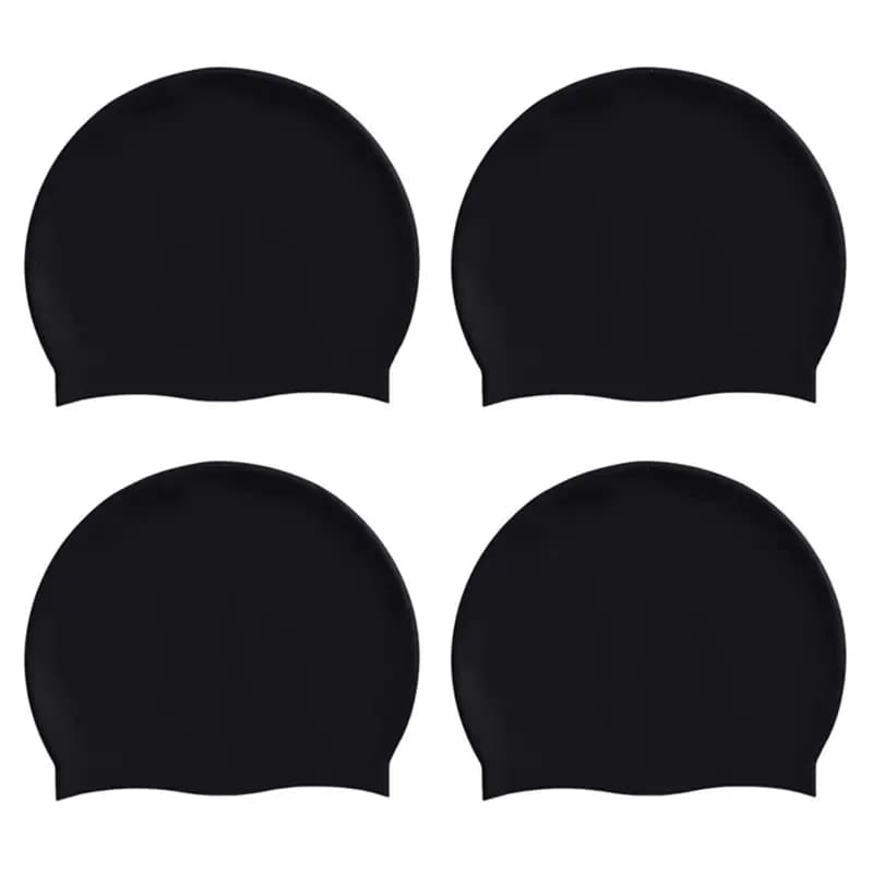 [NUOVO!ABKG】 Cuffia da nuoto in silicone unisex per adulti, cappello da bagno antiscivolo, copricapo elastico impermeabile per il nuoto