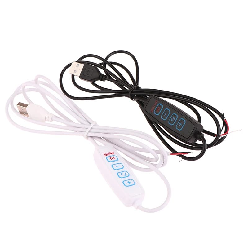 2 colori 1.5M USB 5V LED Tri-colore Dimmer Interruttore di colore Cavo Dimmer Controller a 4 tasti 2CH per LED a bassa tensione CCT Luce bicolore