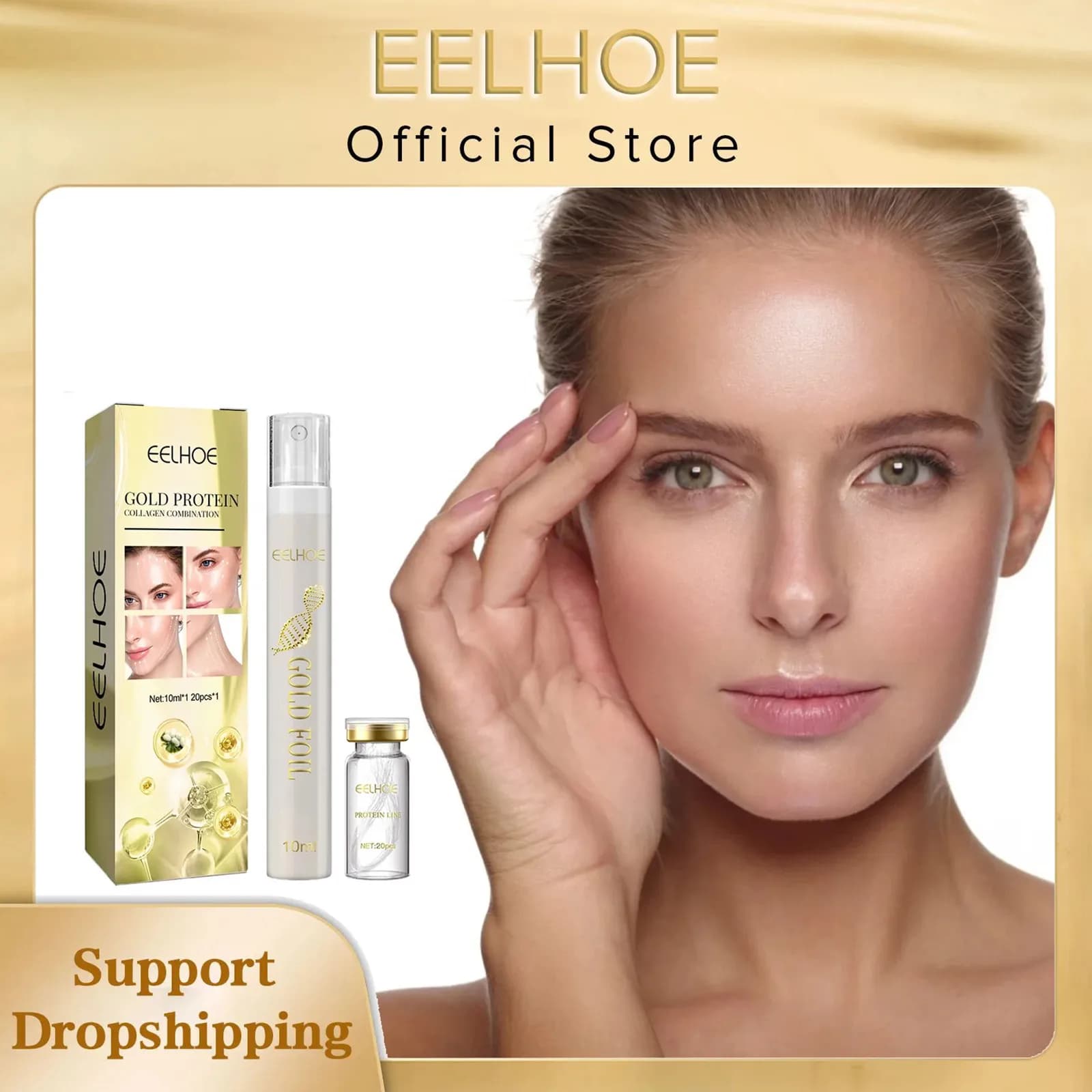 EELHOE Protective Wire Lifting Kit for Face Lifting Absorbable Anti-aging Serum Face Collagen Rugs Remove The Essence for Skin Care