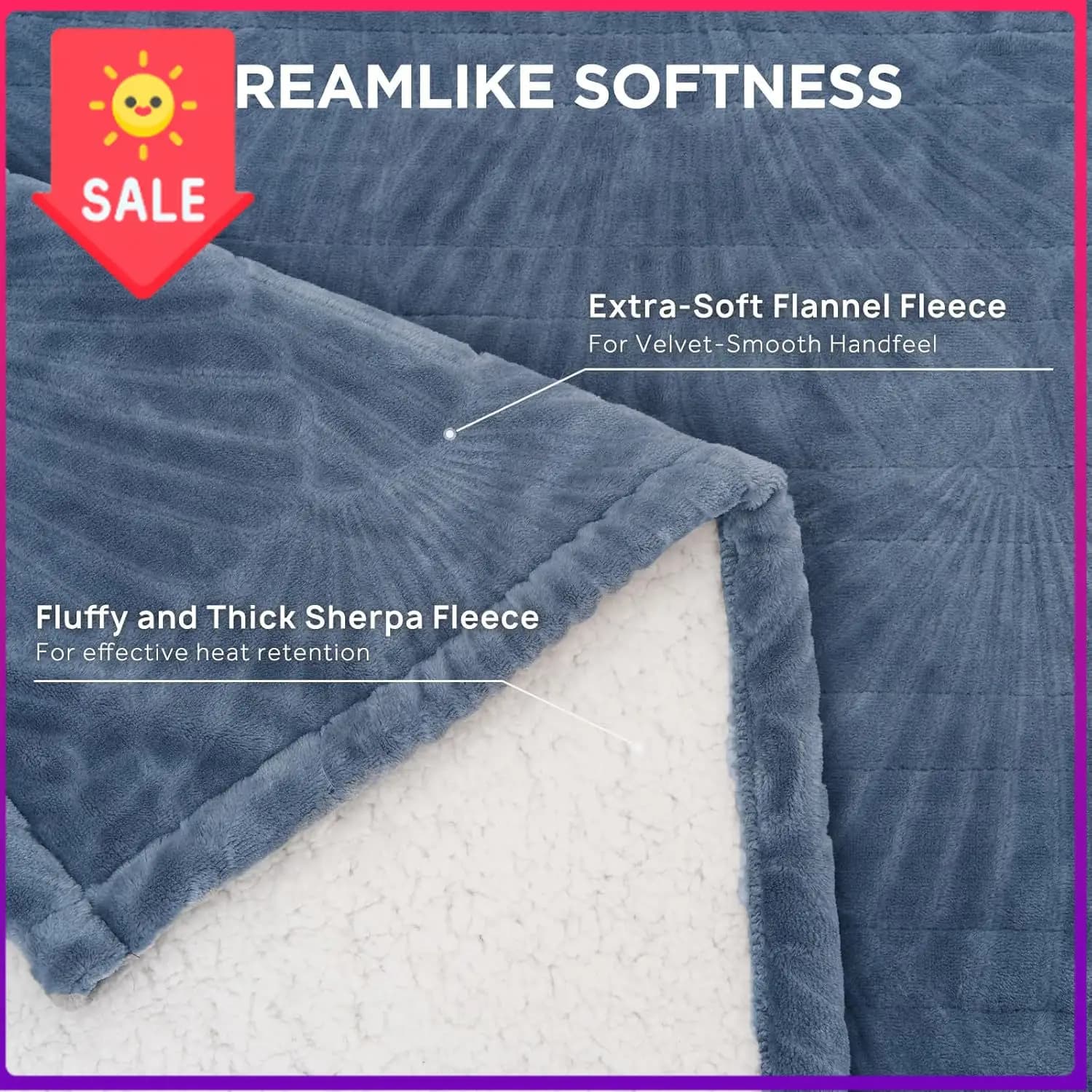 Coperta Elettrica King Size in Offerta, Coperta Riscaldata Jacquard con 10 Livelli di Calore e Spegnimento Automatico da 1 a 12 Ore, Flann