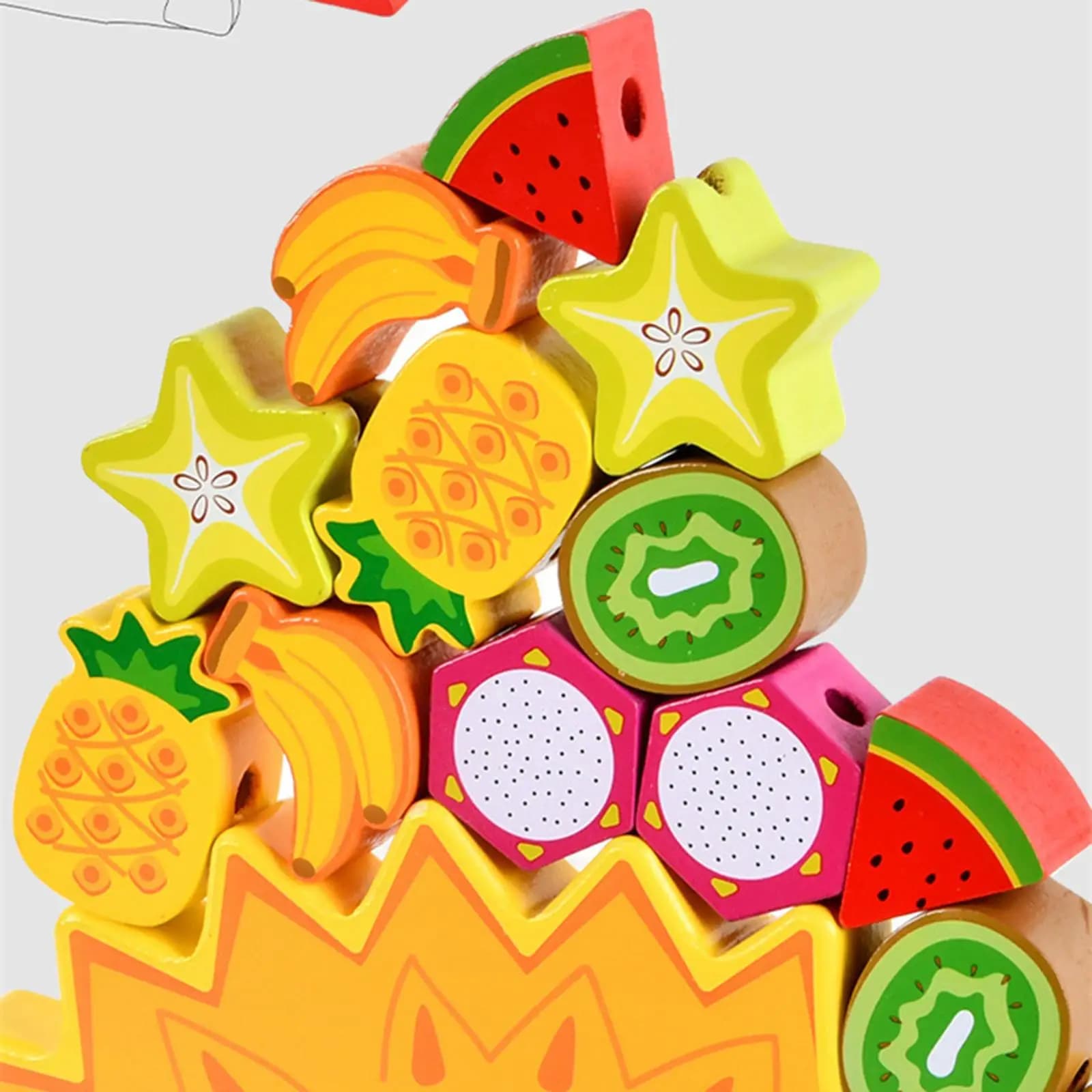 Blocchi Impilabili Colorati per Bambini, Gioco di Equilibrio in Legno, Idea Regalo