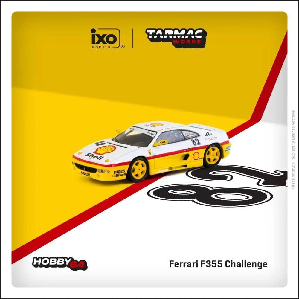 TW Disponibile 1:64 Ferrari F355 Challenge 1999 Collezione di modelli di auto pressofusi Giocattolo in miniatura Tarmac Works