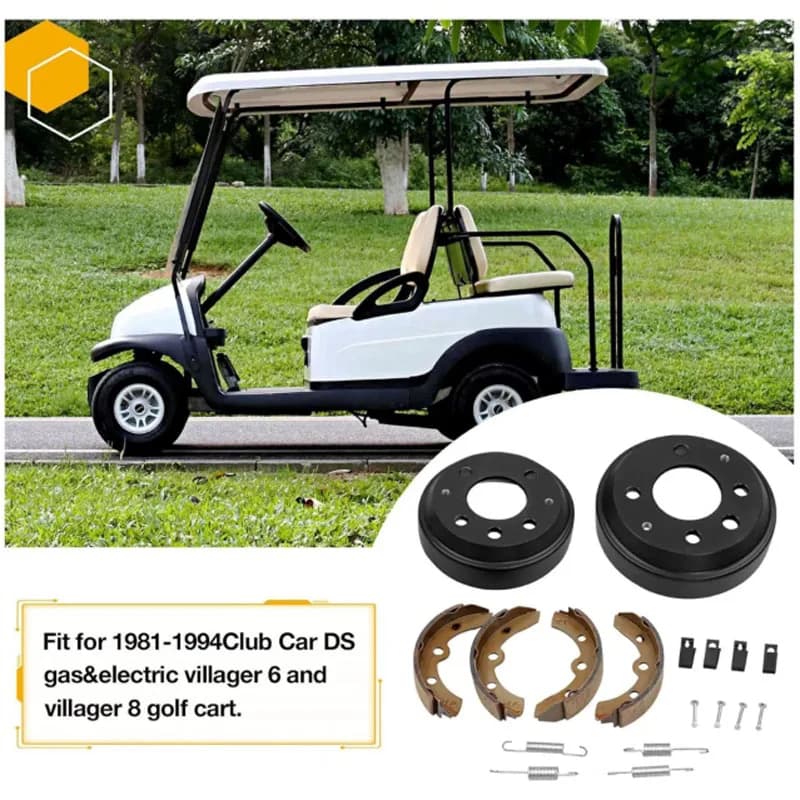 Kit molla pastiglie freno a tamburo freno Club Car Ds 1011137 101146302