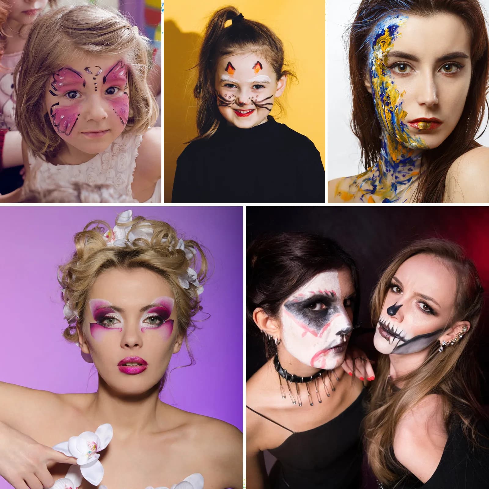 Set di 28 Spugne per Trucco Viso, Spugne Sagomate Multiuso Facili da Impugnare per Trucco, Pittura e Applicazioni Artistiche