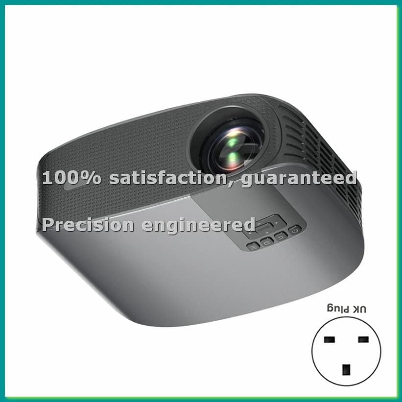 Proiettore Full HD 4K Android 12 con WiFi 5G, Lettore Multimediale per Home Theater, Smart Beamer con Spina UK-TCES