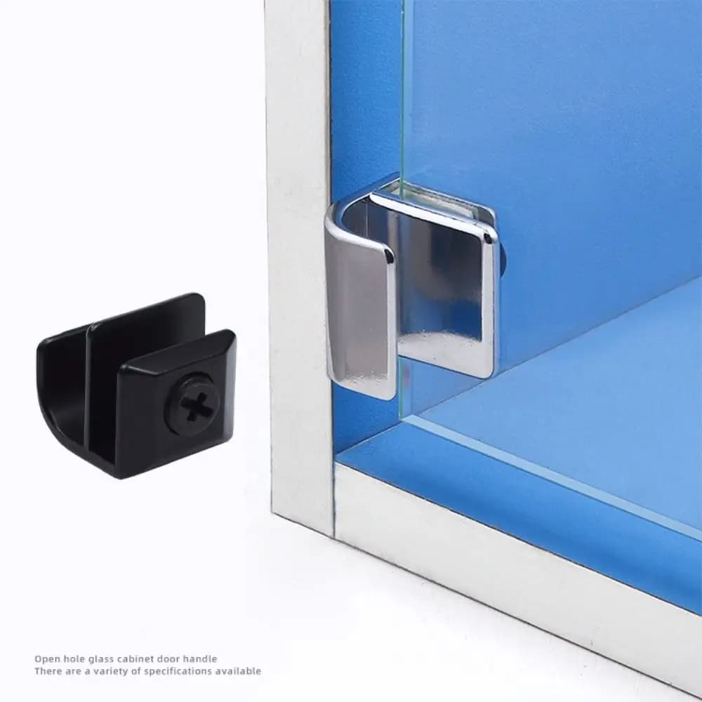 Maniglia per porta a specchio in vetro, Maniglia per mobili, Pomello per cassetto, Morsetto per vetro, Clip per vetro, Maniglia per porta in vetro, Maniglia per armadio