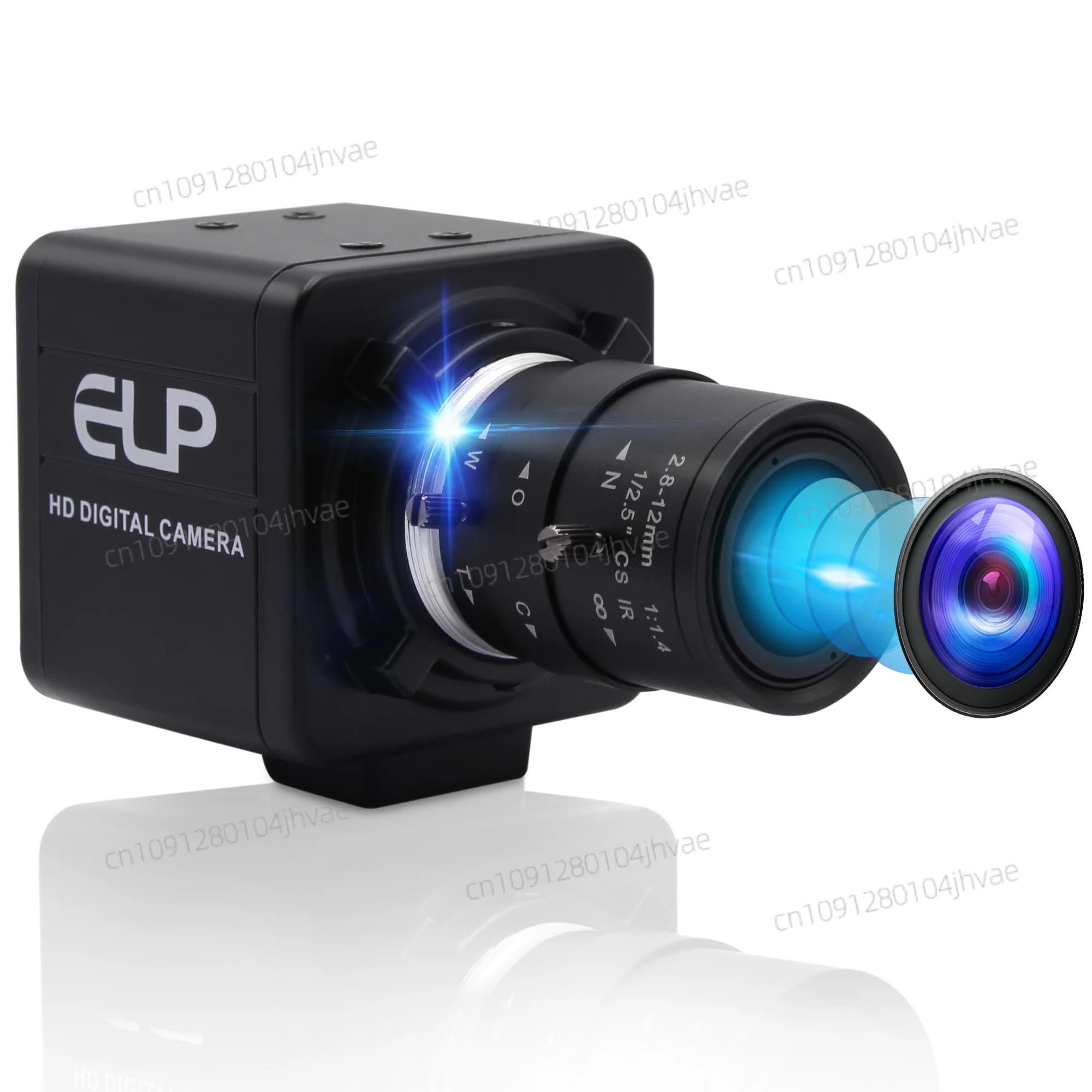 4K 3840x2160 Webcam USB Zoom manuale Obiettivo varifocale Sensore IMX317 Visione artificiale industriale Mini Webcam USB per PC
