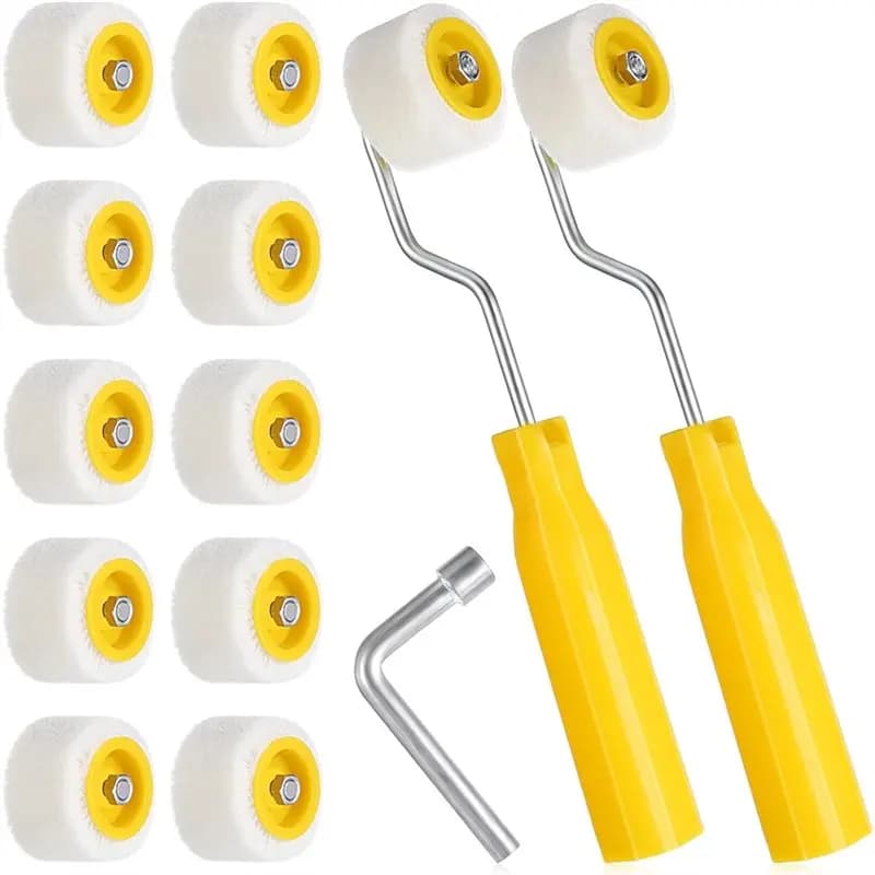 ~WISH Mini Paint Roller 4/5 Inch, Foam Roller Paint, Tiny Painting Tool For Touch Up Trim Edge Or Corner