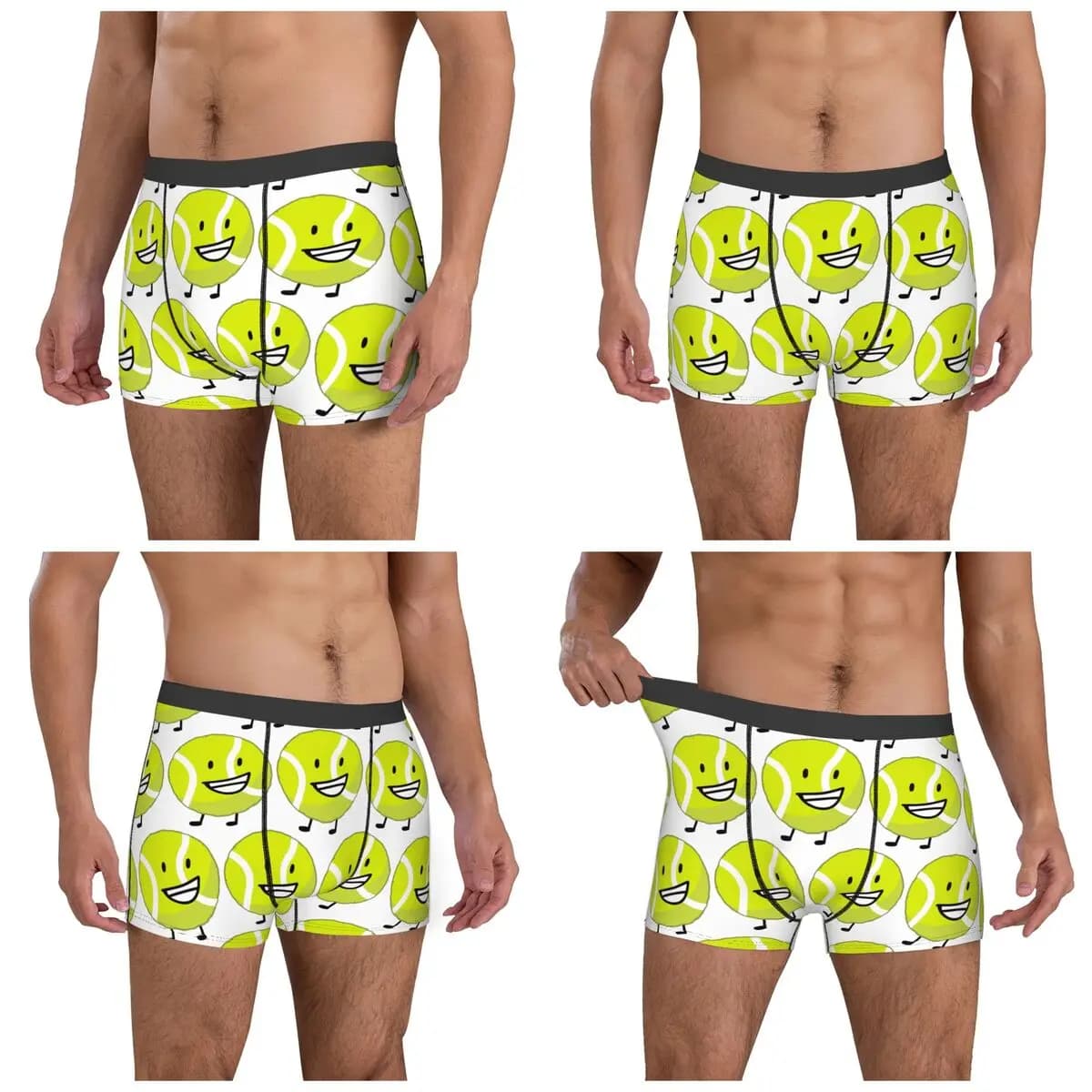Boxer Underpants Shorts Bfb Tennis Ball Panties Male Breathable Underwear for Homme Man Boyfriend Gift