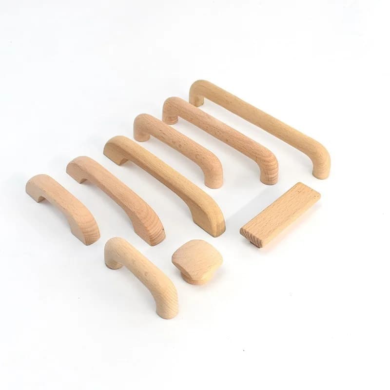 VARMSTUGA Maniglia per armadio da cucina Cassetto Mobili in legno massello Manopole per cassetti per porte in legno Maniglie per armadi per mobili
