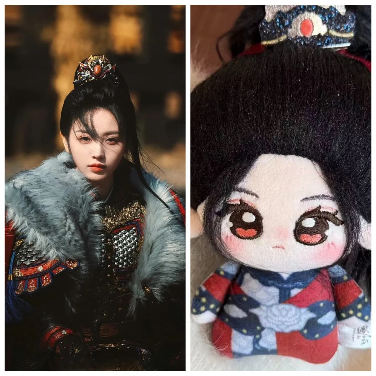 Bambola di cotone ufficiale autentica Zhuyu 'Tian Xiwei, Fan Changyu' - Bambola di cotone Generale Xiaoyu da 10 cm - Articoli correlati