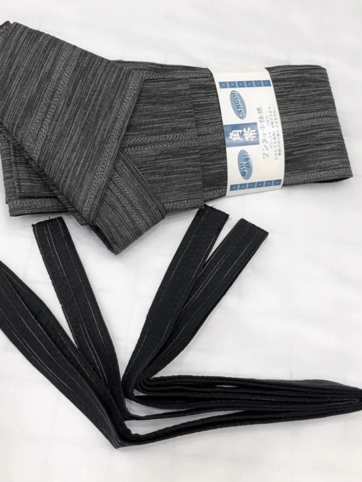 Men's Kimono Japanese Yukata Long Stereotype Striped Belt Angle Belt Velcro sends bracelet accessories for waist seals