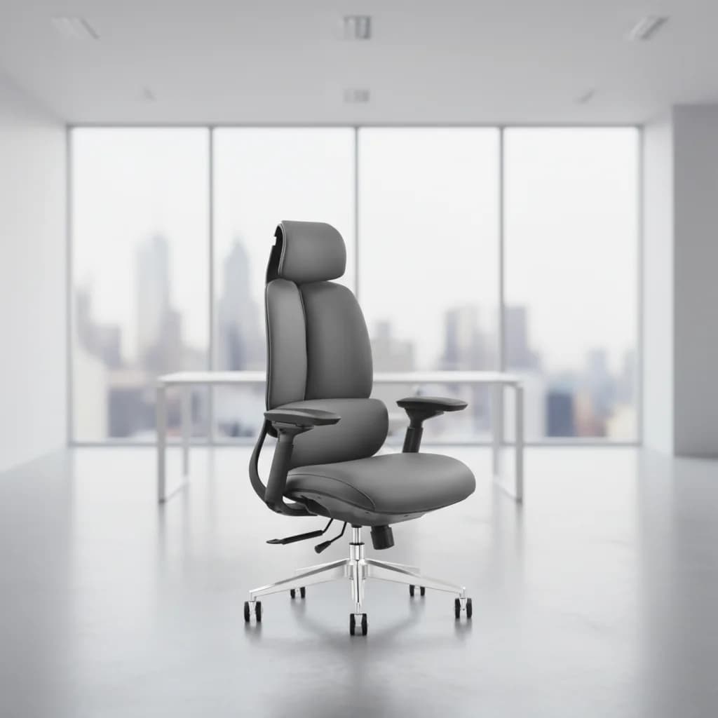 Sedia da ufficio moderna ed ergonomica da gioco con funzione estensibile Design con ascensore in vera pelle per uso domestico e per studenti