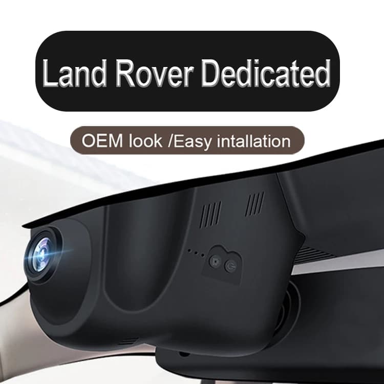 Dashcam WiFi 4K Nascosta con Visione Notturna, Doppia Telecamera Anteriore/Posteriore, Registratore Video per Land Rover Defender ed Evoque