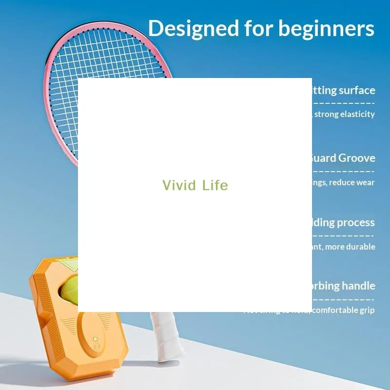 Allenatore da tennis multifunzione con rimbalzo automatico, palla per pratica individuale con corda elastica, base per palla, ausili portatili per l'allenamento per bambini e adulti