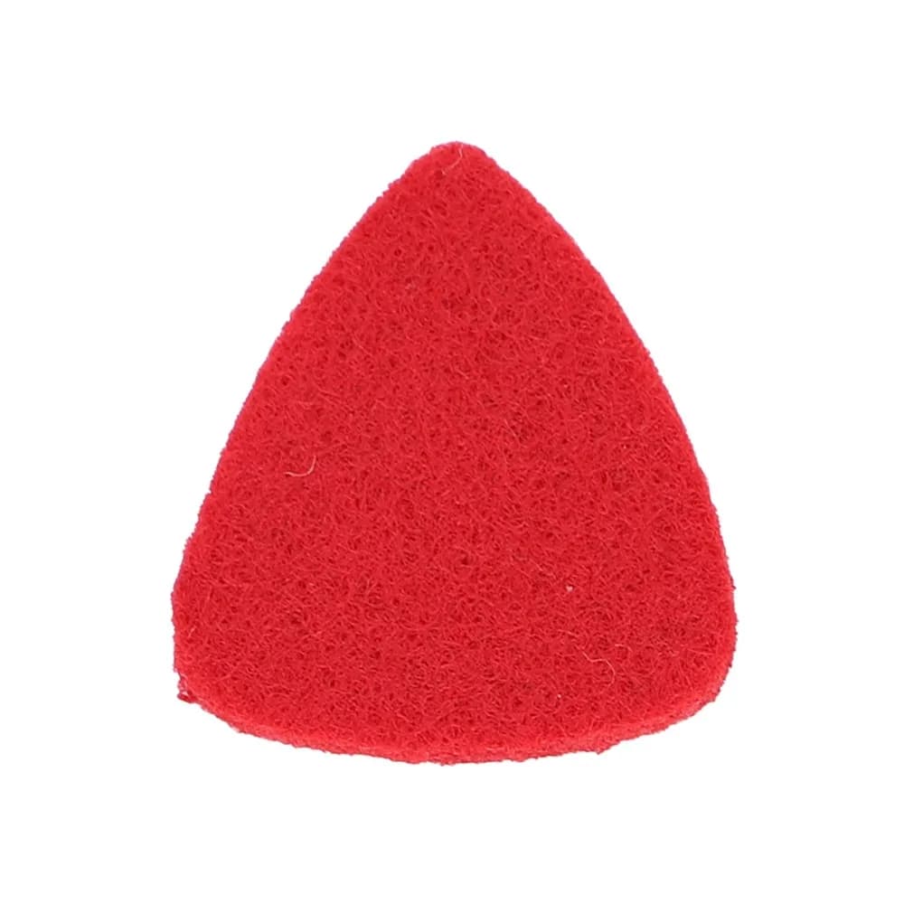 20PCS Professional 3.3mm Thickness Felt Picks Red Color Felt Ukulele Plectrums Felt Picks Plectrums For Guitar Bass