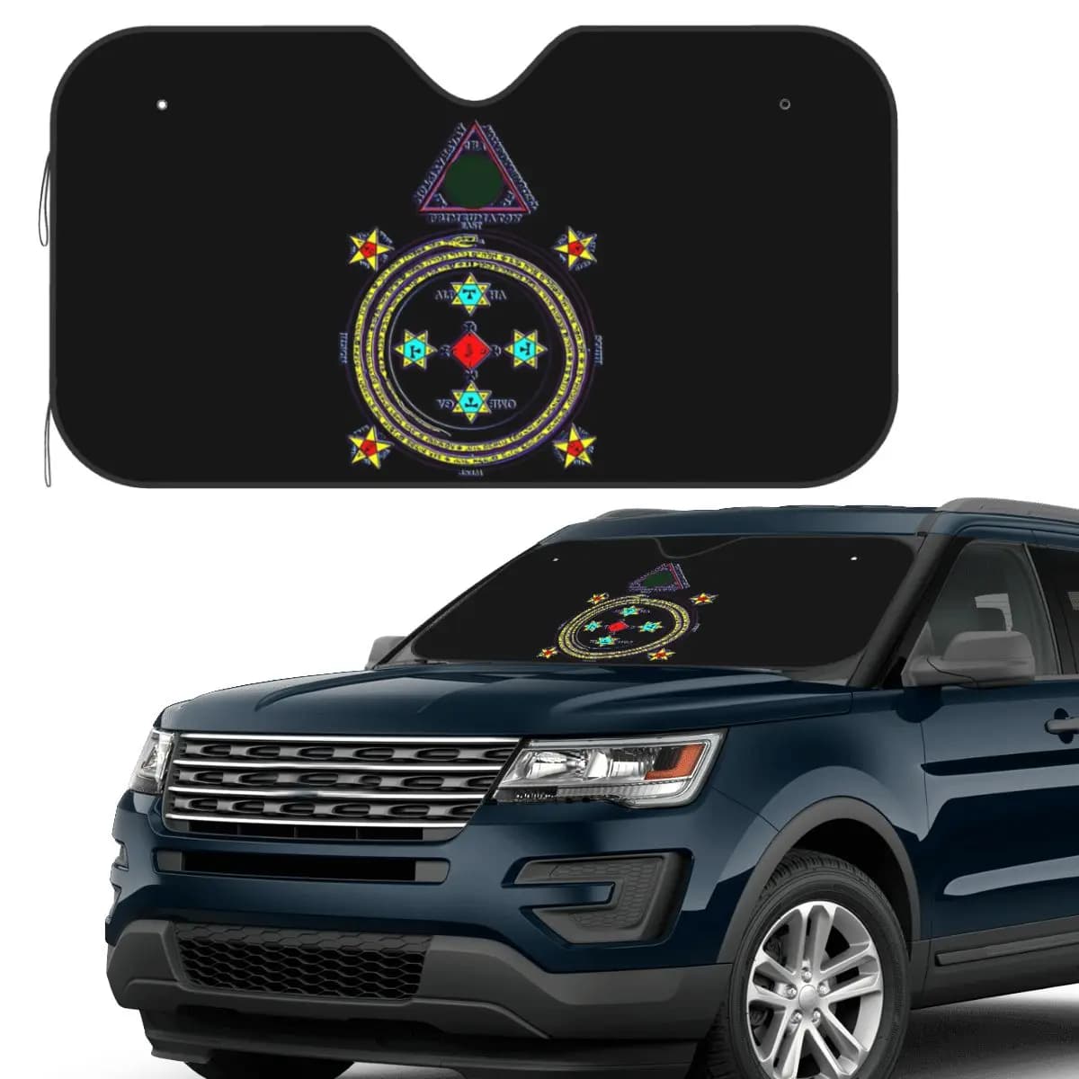 Solomon Circle Goetia Parasole Parabrezza Auto Parabrezza Anteriore Finestra Parasole Accessori Coperture