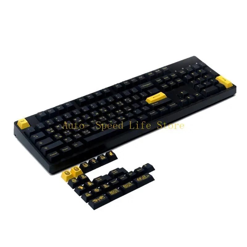 02da faraoh 128 tasti profilo ciliegia keycaps pbt per set tastiera tastiera meccanica