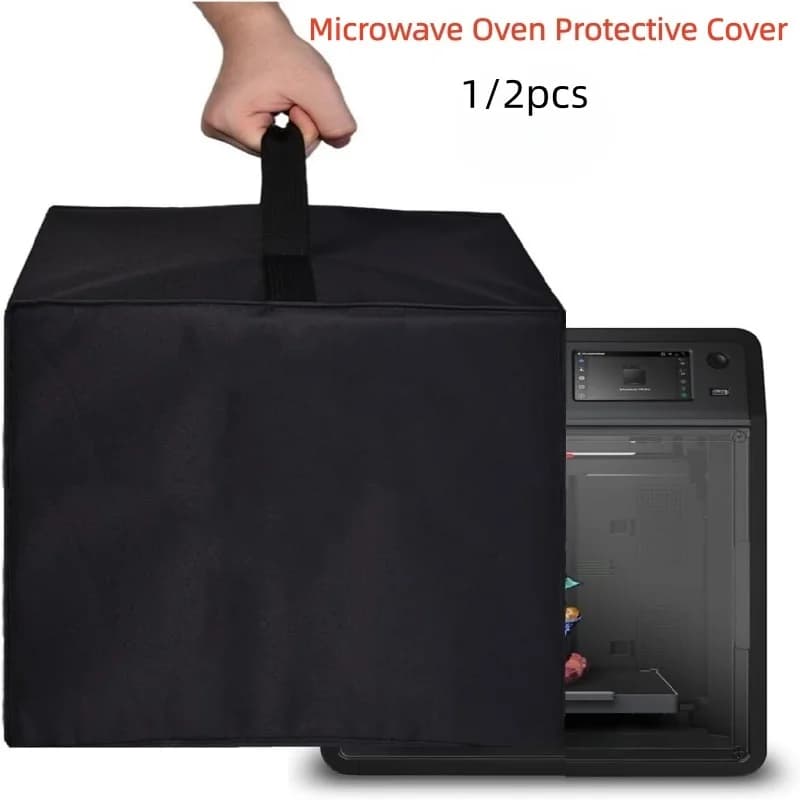 Copertura antipolvere da 1/2 pezzi, tessuto Oxford 420D, resistente e facile da pulire, universale per microonde, forno, cuociriso, friggitrice ad aria