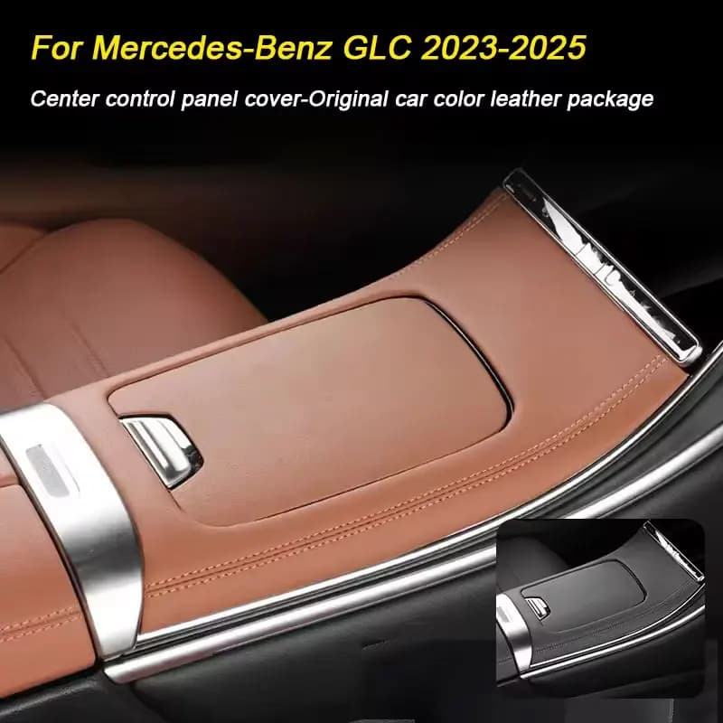 For Mercedes Benz GLC X254 2023 2024 2025 Auto In Central Leather Changing Panel Rear Exit Air Conditioning Cover Frame