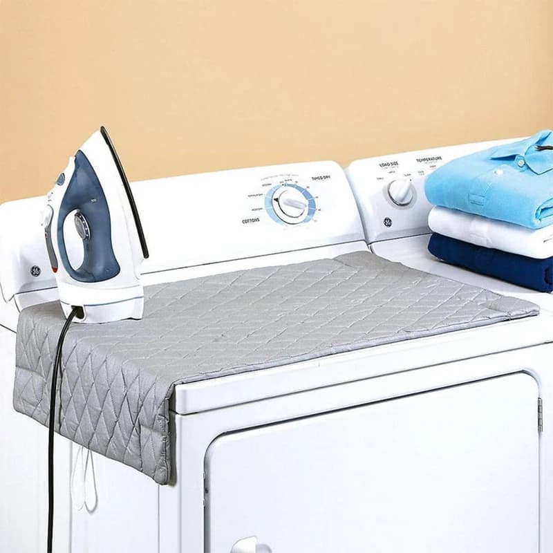 Tappetino da stiro da tavolo Tappetino per bucato Tavola protettiva per vestiti da viaggio portatile Pressa Coperta termica Tavola di ferro Copertura alternativa