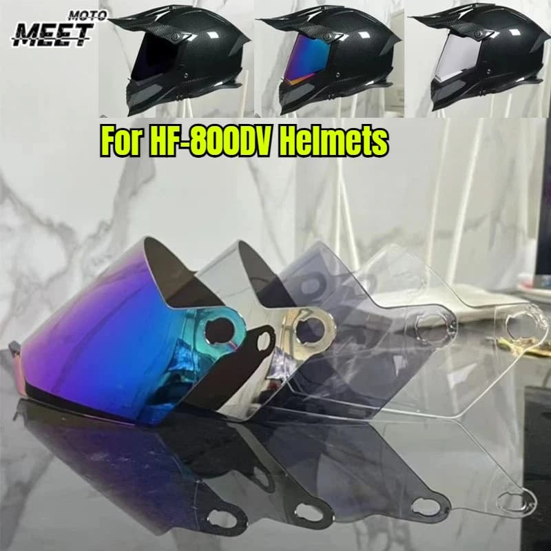 For HF-800DV visor for helmet motorcycle helmet off-road Lens Helmet Mask Colorful visors Original motorcycle accessories