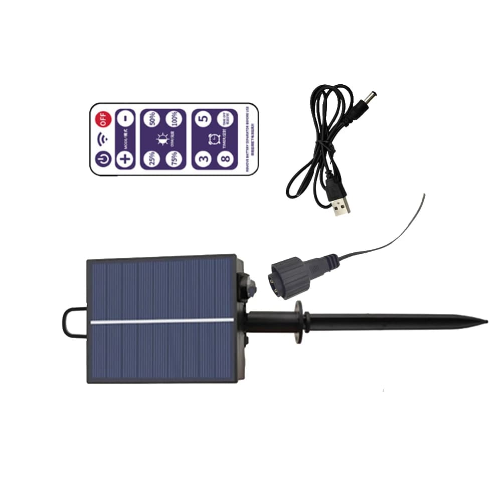 Solar Battery Kit 3.7V 1200mAh with Solar Panel and Controller with LED Strip Light 3.7V DC Charging