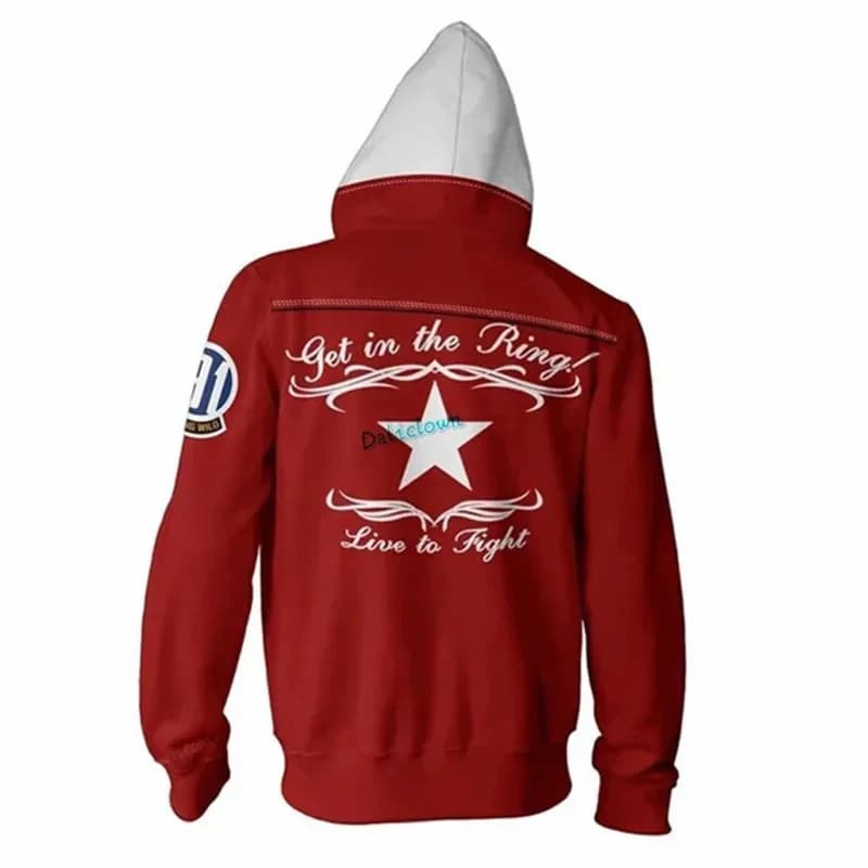 Costumi di Halloween ★ Felpa con cappuccio da gioco anime con stampa 3D Kyo Kusanagi Terry Bogard, costume cosplay per donna e uomo ☆ Nuovo