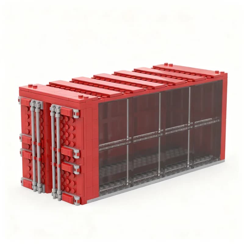 217 pz MOC City Champions Container da Esposizione Modellino Mattoncini da Costruzione Giocattoli Educativi Regali di Natale