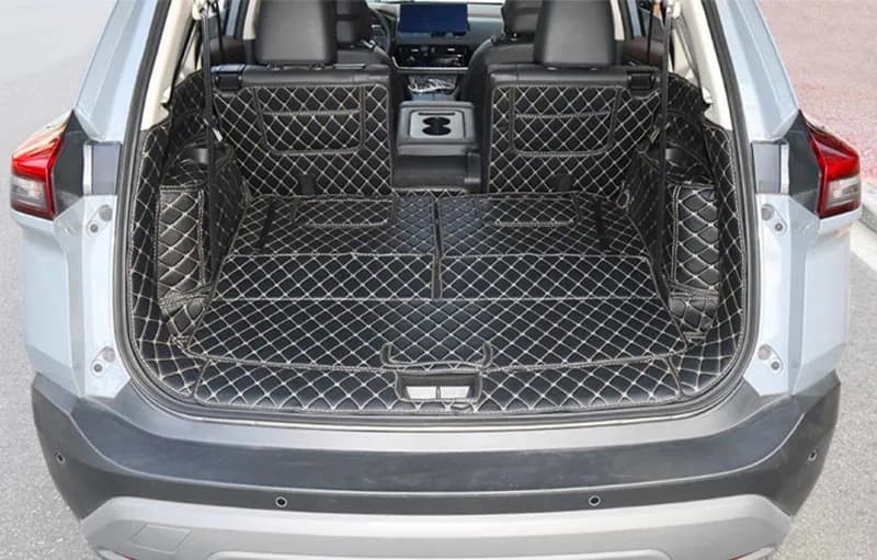 Tappetini personalizzati per bagagliaio auto Nissan X-Trail 7 posti T33 2026-2022, tappeti resistenti per bagagliaio, rivestimento per vano di carico per X-Trail 2025