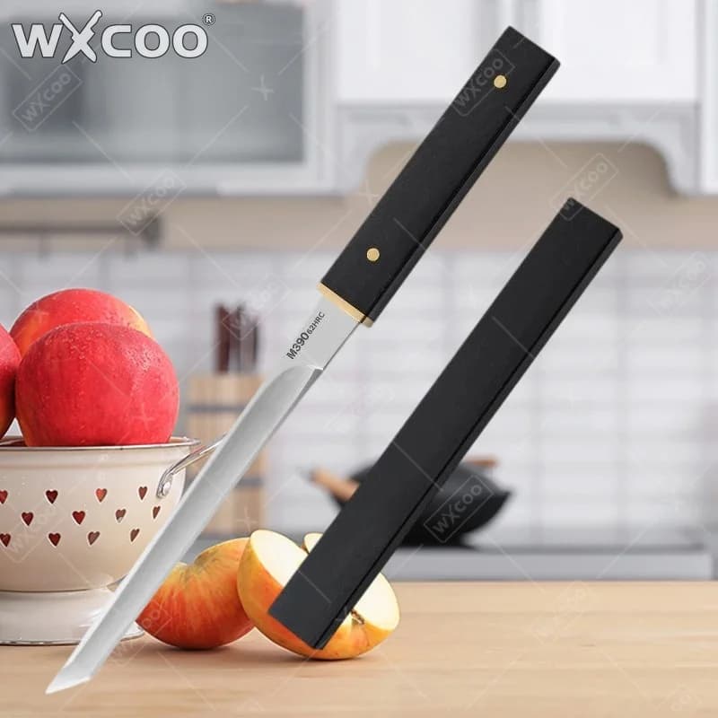 WXCOO Knife for Disposable Stainless Steel Meat, Multipurpose Kitchen Knife, Mini Professional Tool for peeling Fruit and Vegetables