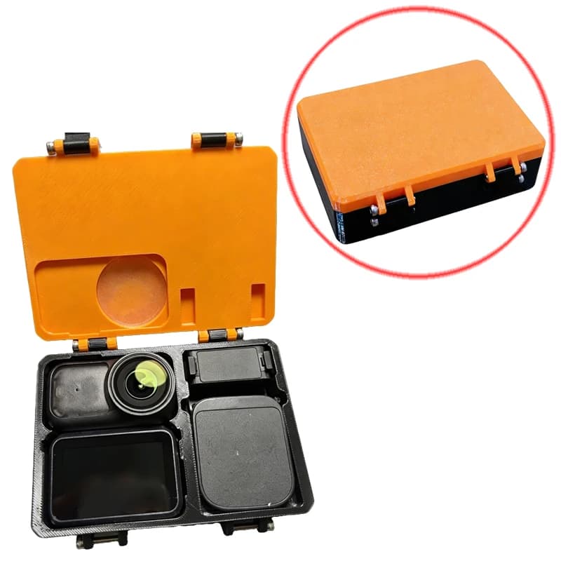 1 Piece Durable Portable Case for DJI OSMO NANO Action Camera, Organizer from Exterior with TPU Cover for Protection
