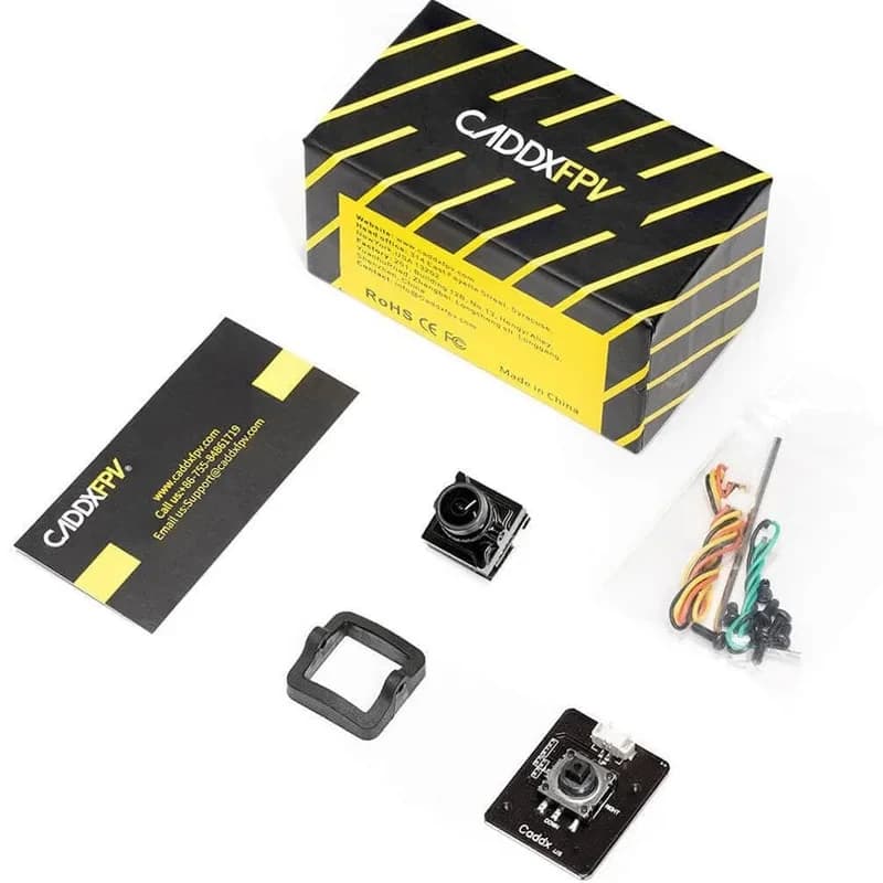 Caddx Baby Ratel 2 Nano Format 1200TVL 3g FOV165 ° FPV Freestyle Day and Night camera at low latency Starlight 14 * 14 mm for RC drone