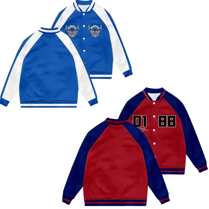 Divisione microfono per l'eiaculazione Yamada Jiro giacca DRB Yamada Ichiro cappotto da uomo con Zip Rap Battle Coat felpa con cappuccio