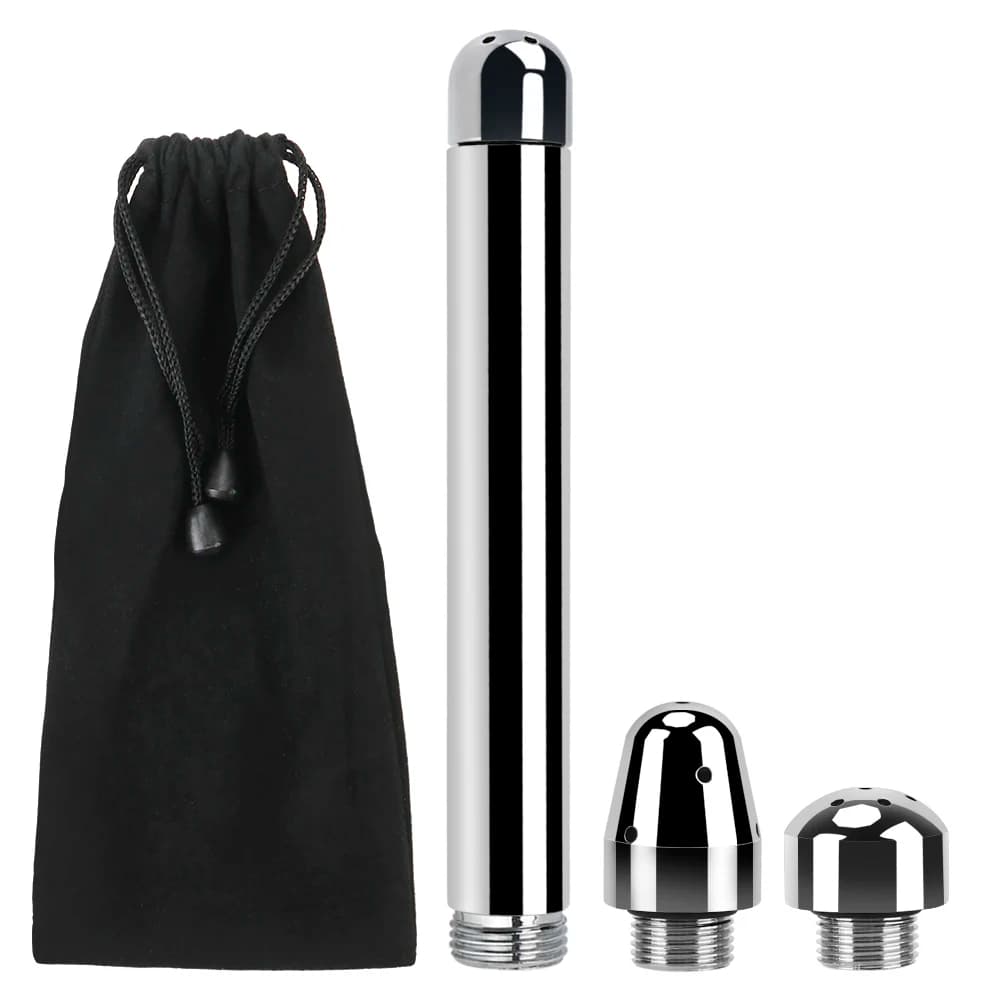 Butt Plug anal washing machine nozzles for women Vaginal shower Men Detergent for anus Sex toys Couples Medical washing Clistere Douche with dust bag