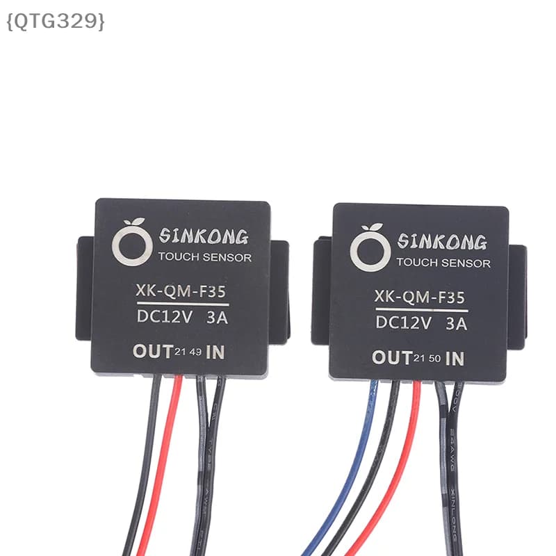 【QT329M3】Interruttore Touch Impermeabile DC12V 3A - Interruttore On/Off per Lampada Specchio per Accessori Illuminazione Bagno
