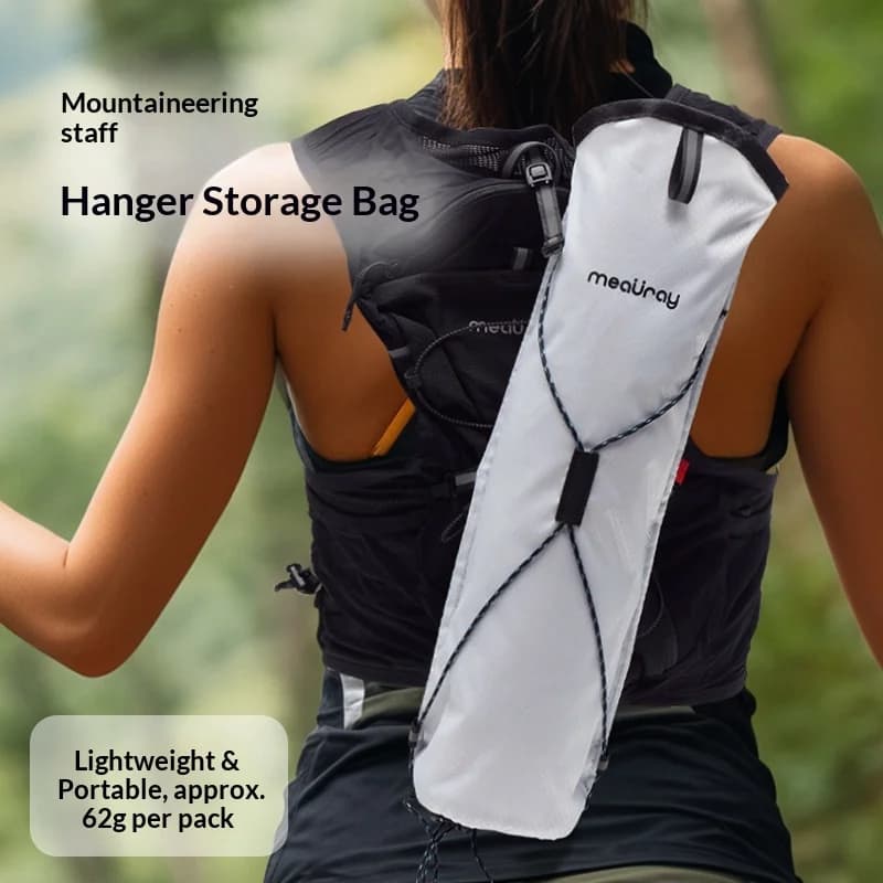 Meauray Trekking Pole Storage Bag Water Repellent Lightweight Portable Outdoor Pouch For Off Road Hiking Trekking Backpack