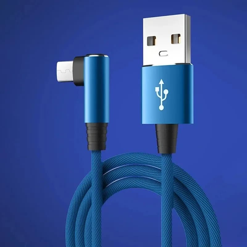 Linea a gomito a 90 gradi ricarica rapida tipo C cavo USB C a ricarica rapida per Gamer per cavi di ricarica per telefoni cellulari Samsung Xiaomi
