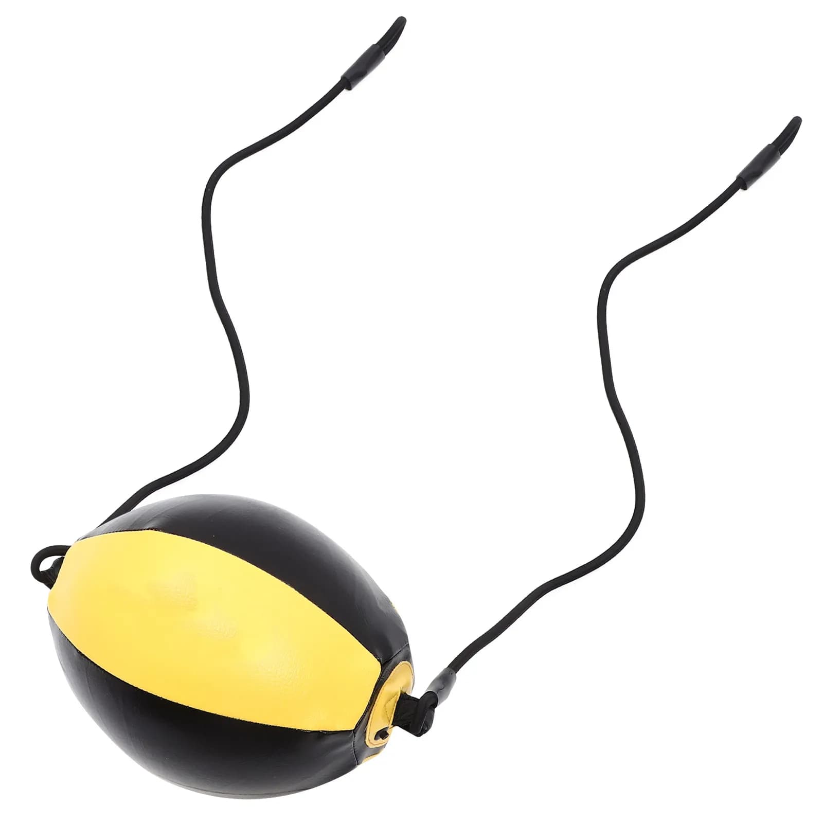 Double-End Ball Speed Rebound Training Ball Black Yellow Adjustable Boxing Bag Punching Workout Agility Boxing Equipment