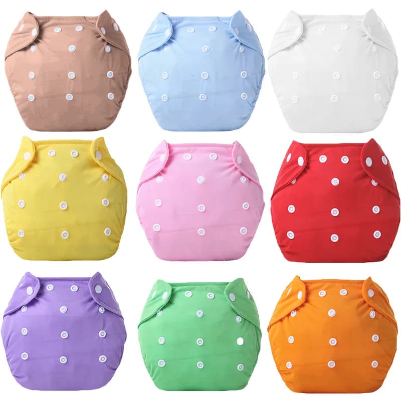 Pannolini per bambini in rete lavabile e riutilizzabile, cotone ecologico, panni per bambini, pantaloni da allenamento, marsupio regolabili