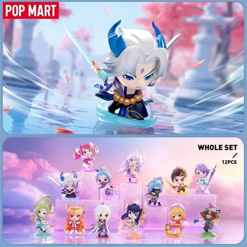 POP MART Fight For the Golden Spatula Chibi Series Blind Box Toys Mystery Box Kawaii Action Figure Surprise Model Birthday Gift