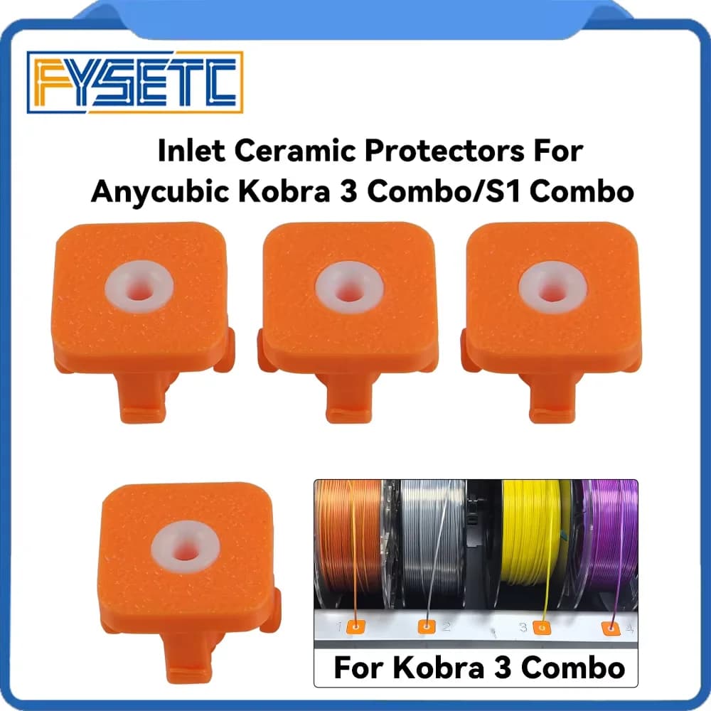 Per Anycubic S1C/Kobra 3 Combo Protezione di alimentazione in ceramica ACE Pro Aggiornamento Accessorio di protezione in ceramica Parti di ricambio per stampante 3D