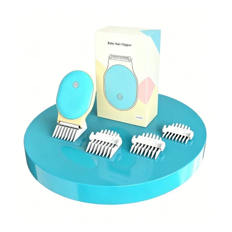 Baby Electric Hair Trimmer, Waterproof Portable, Rechargeable, Silent Design, Home Kids Clipper