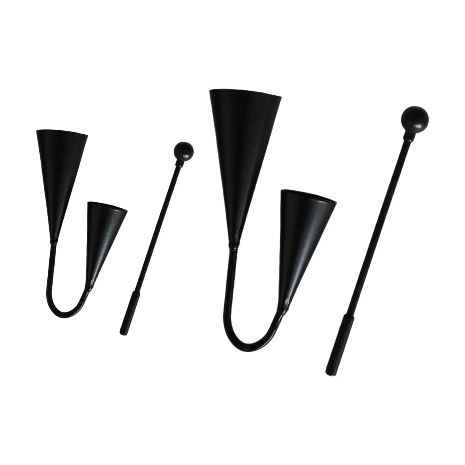 Agogo Bells Traditional Percussion Instrument Party with Mallet Kids Educational Funny Latin Music Cowbell Metal Double Bell