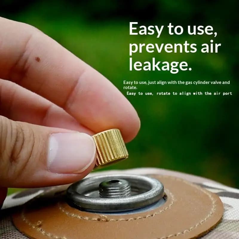 Camping Stove Cap Gas Accessories Flat Gas Tank Anti-leak Plug Liquefied Gas Connection-Line Blocking Cap Gas Tank Cap