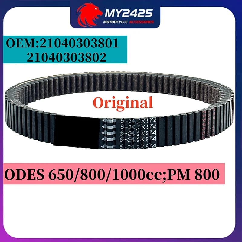 Cinghia di trasmissione originale 974x34.2 per LIANGZI ODE S800 1000 21040303801 21040303802 LU083906 SQ52-2188-C 974 34.2