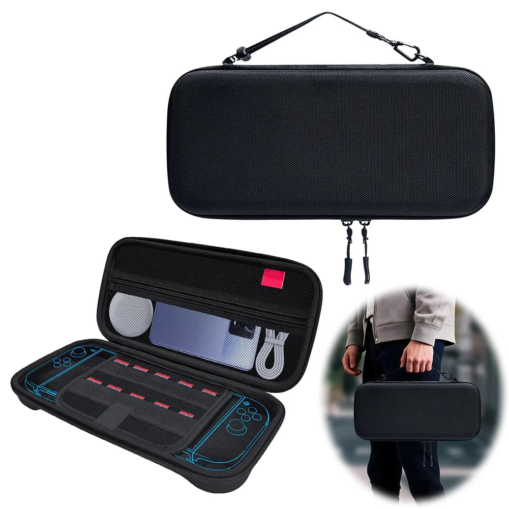 Custodia da Viaggio Portatile Rigida per Console Switch 2 e Accessori