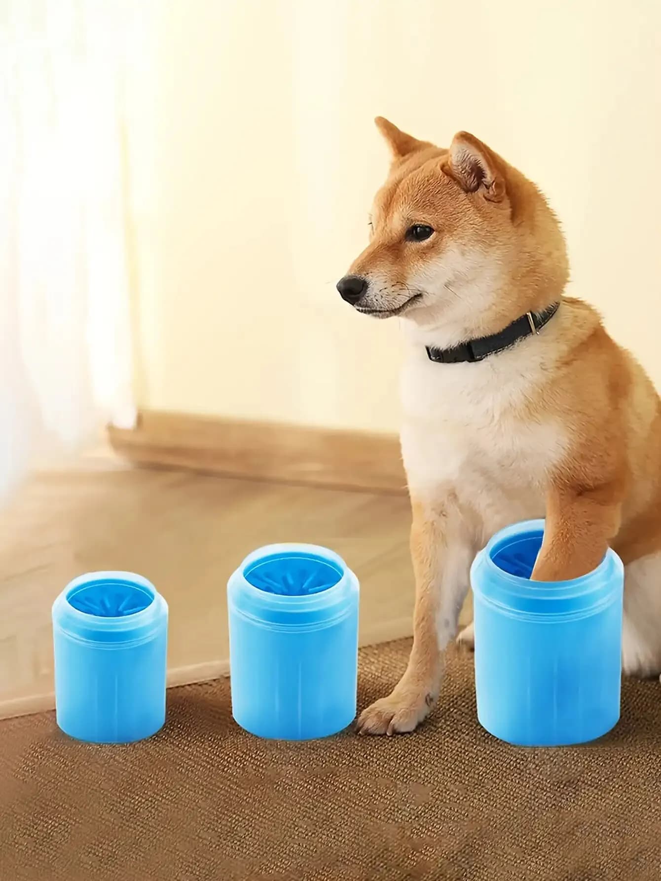 1PC Nuova tazza per lavare i piedi dell'animale domestico e strumento per lavare i piedi del cane