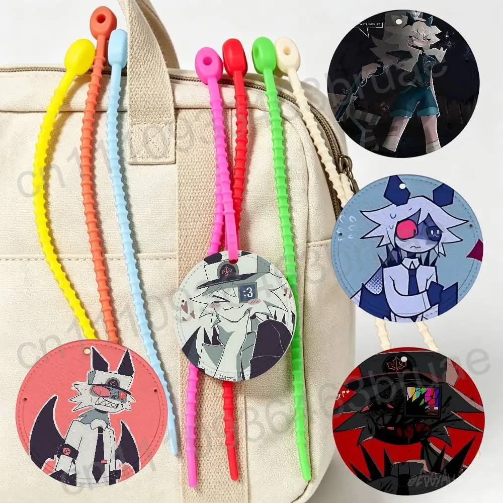 Etichetta per Bagagli Mister Barrel Katieverse FPE, Accessori da Viaggio, Tag per Valigie, Etichetta Antifurto Impermeabile per Bagagli Aerei